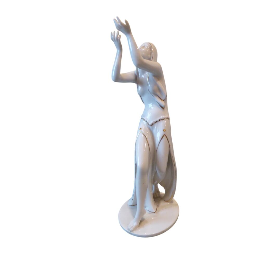 Art Deco Rosenthal Germany Figurine Prayer Dancer Gustav Oppel Repaired Base